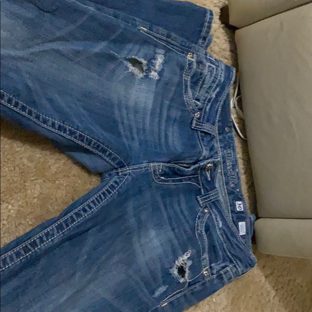 Miss me jeans worn twice